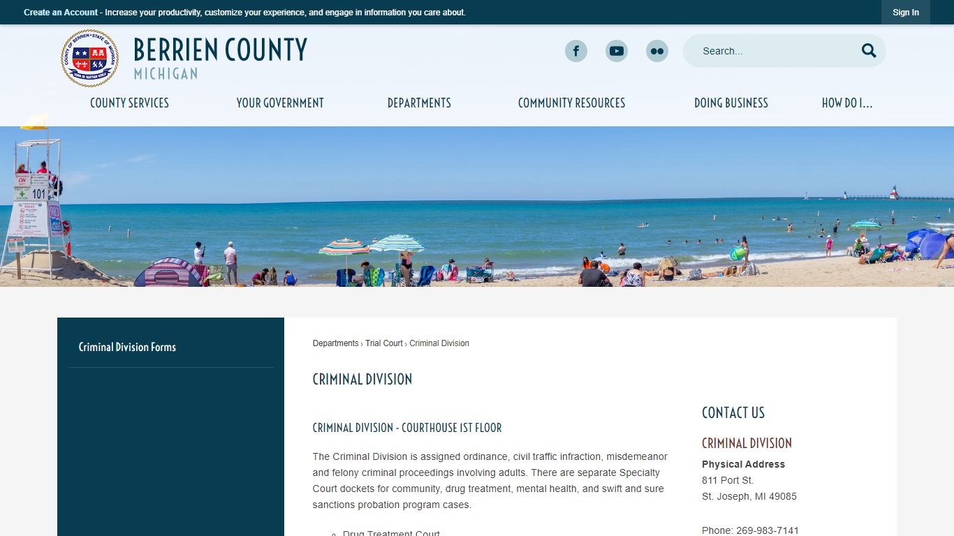 Criminal Division | Berrien County, MI