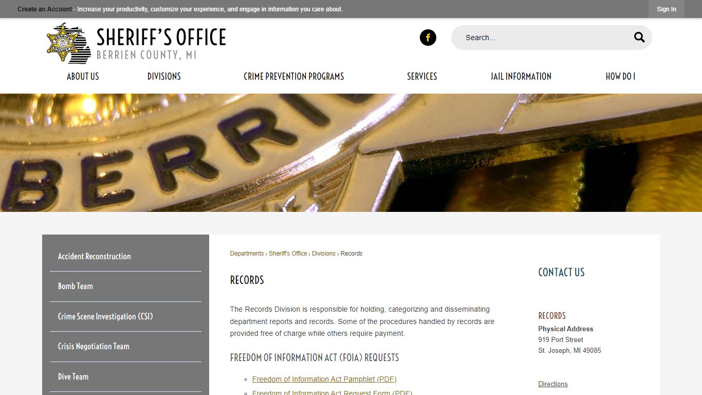Records | Berrien County, MI